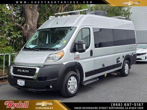 Bright Silver Clearcoat Metallic 2021 RAM ProMaster 3500 High Roof