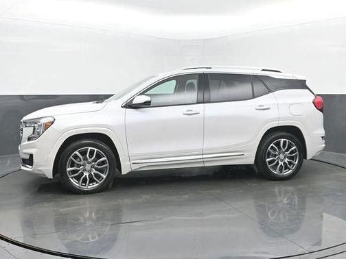 White Frost Tricoat 2023 GMC Terrain Denali
