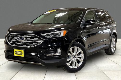 Black 2020 Ford Edge Titanium