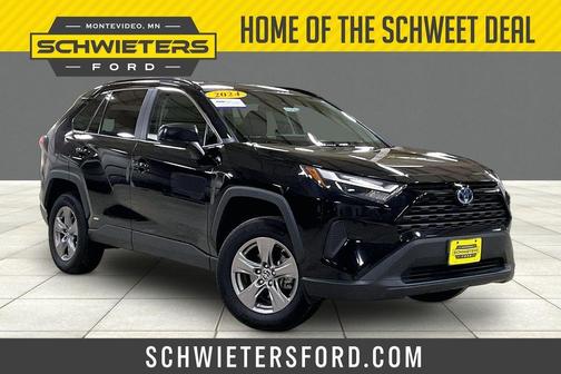 Midnight Black Metallic 2024 Toyota RAV4 Hybrid LE