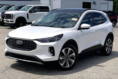 White Metallic 2023 Ford Escape Platinum