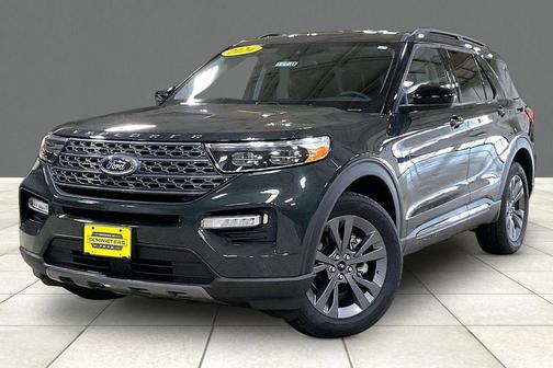 Green Metallic 2024 Ford Explorer XLT