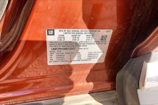 Burnished Bronze Metallic 2021 Buick Envision Essence