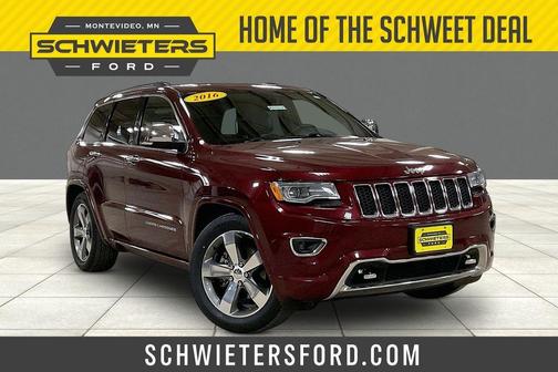 Velvet Red Pearlcoat 2016 Jeep Grand Cherokee Overland