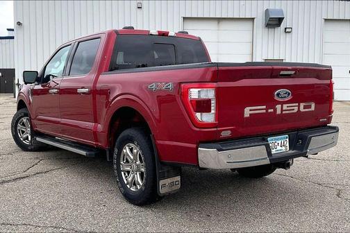 Red Metallic 2021 Ford F-150 Lariat