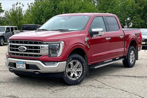 Red Metallic 2021 Ford F-150 Lariat
