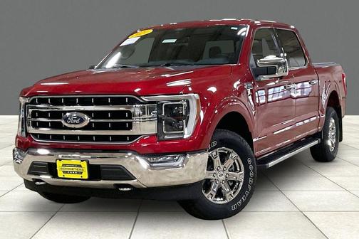 Red Metallic 2021 Ford F-150 Lariat