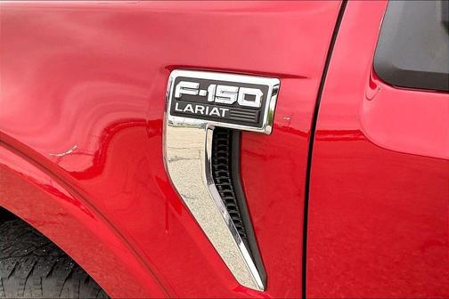 Red Metallic 2021 Ford F-150 Lariat