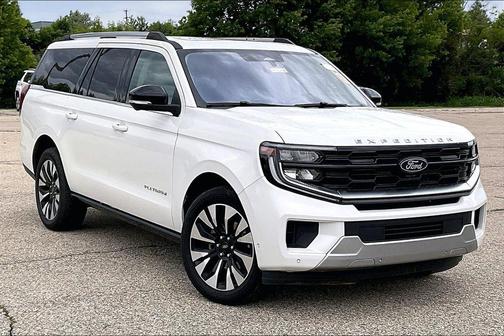 White Metallic 2025 Ford Expedition Max Platinum
