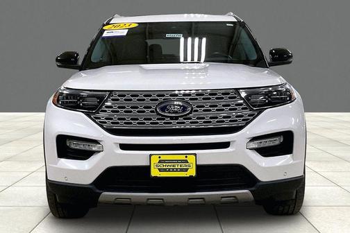 White Metallic 2023 Ford Explorer Limited