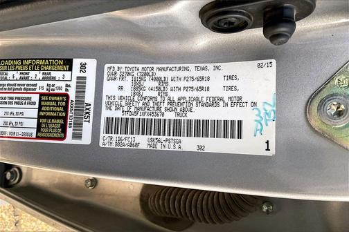 2015 Toyota Tundra SR5