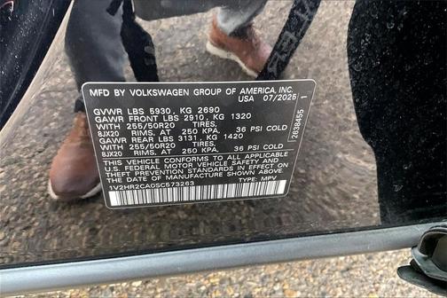 2025 Volkswagen Atlas 2.0T SE