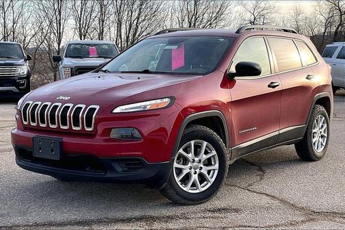 Deep Cherry Red Crystal Pearlcoat 2016 Jeep Cherokee Sport