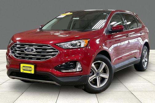 Red Metallic 2022 Ford Edge SEL