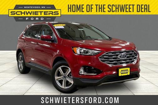 Red Metallic 2022 Ford Edge SEL
