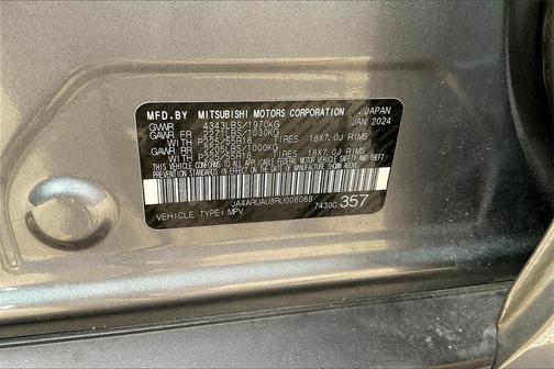 2024 Mitsubishi Outlander Sport 2.0 SE