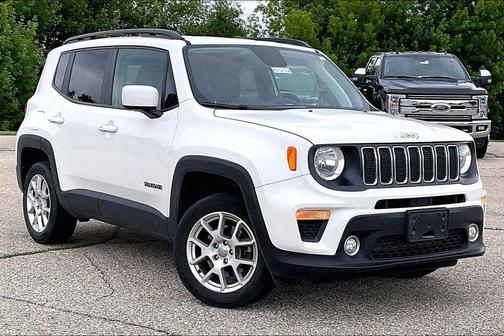 Alpine White Clearcoat 2019 Jeep Renegade Latitude