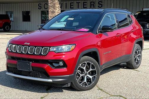 Red 2025 Jeep Compass Limited