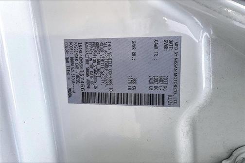 2025 Nissan Altima SR