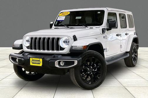 Bright White Clearcoat 2025 Jeep Wrangler 4xe Sahara