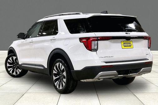 White 2026 Ford Explorer Platinum