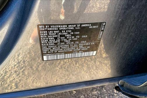 2018 Volkswagen Atlas 3.6L SEL