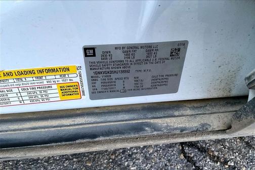 2017 Chevrolet Traverse 1LT