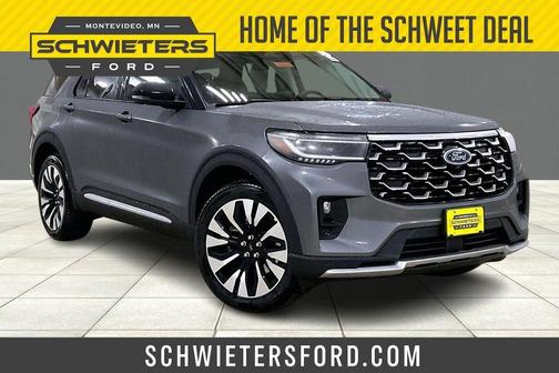 Carbonized Gray Metallic 2026 Ford Explorer Platinum