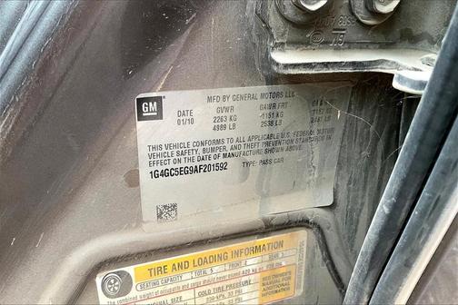 2010 Buick LaCrosse CXL