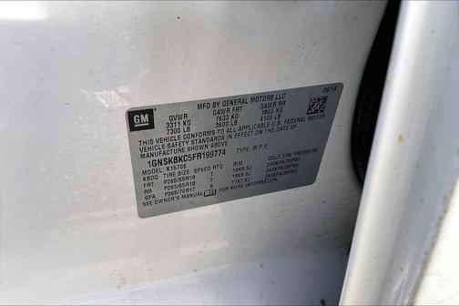 2015 Chevrolet Tahoe LT