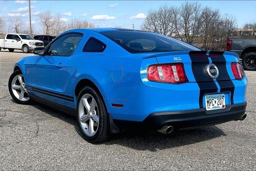 Blue 2010 Ford Mustang GT