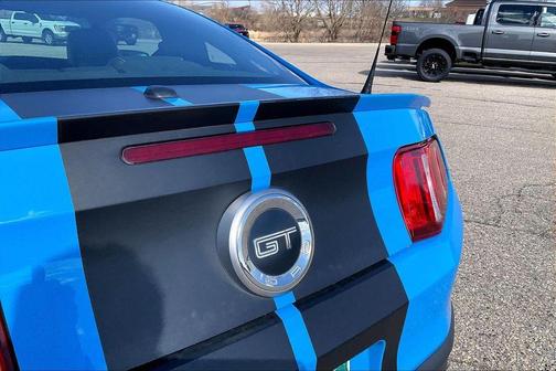 Blue 2010 Ford Mustang GT