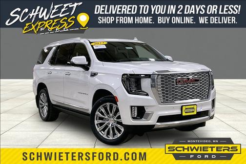 White Frost Tricoat 2023 GMC Yukon Denali