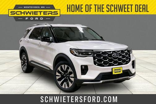 Star White 2026 Ford Explorer Platinum