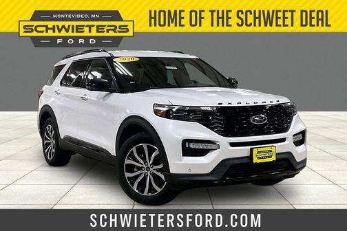 White Metallic 2020 Ford Explorer ST