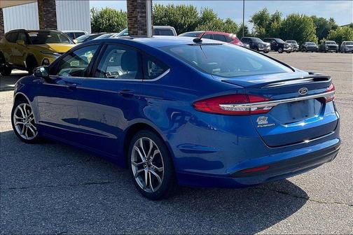 Lightning Blue 2017 Ford Fusion SE