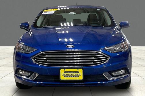 Lightning Blue 2017 Ford Fusion SE