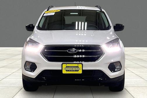 White Platinum Clearcoat Metallic 2019 Ford Escape SE