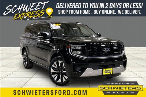 Black Metallic 2025 Ford Expedition Max Platinum