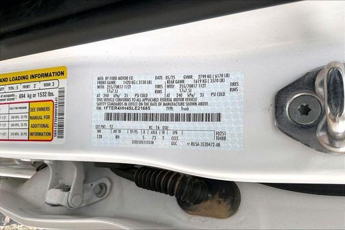 Oxford White 2025 Ford Ranger XLT
