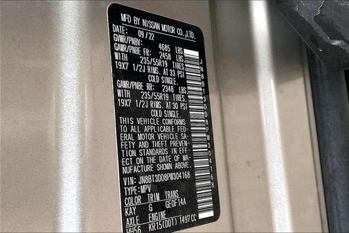 2023 Nissan Rogue Platinum