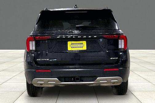 Agate Black Metallic 2026 Ford Explorer Active