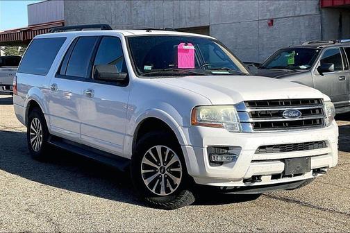White Platinum Clearcoat Metallic 2015 Ford Expedition EL XLT