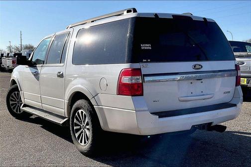 White Platinum Clearcoat Metallic 2015 Ford Expedition EL XLT