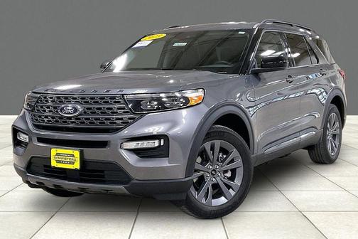 Gray Metallic 2023 Ford Explorer XLT