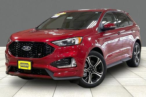 Red Metallic 2022 Ford Edge ST