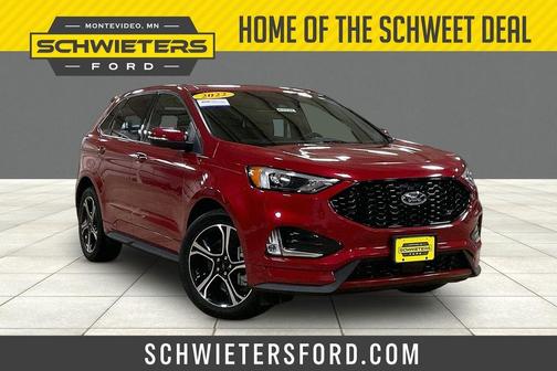 Red Metallic 2022 Ford Edge ST