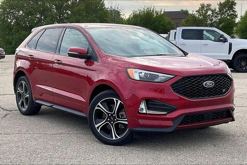 Red Metallic 2022 Ford Edge ST