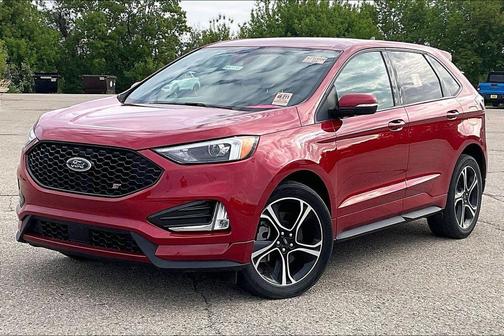 Red Metallic 2022 Ford Edge ST
