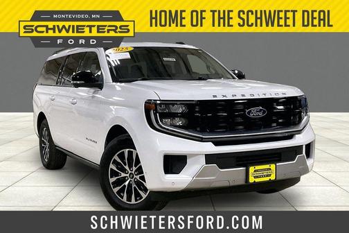 Oxford White 2025 Ford Expedition Max Platinum